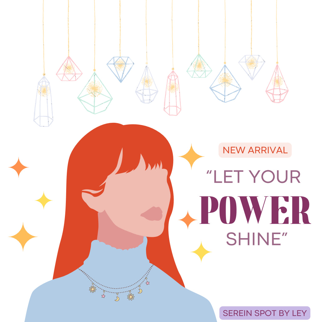 “Let your power shine” necklace