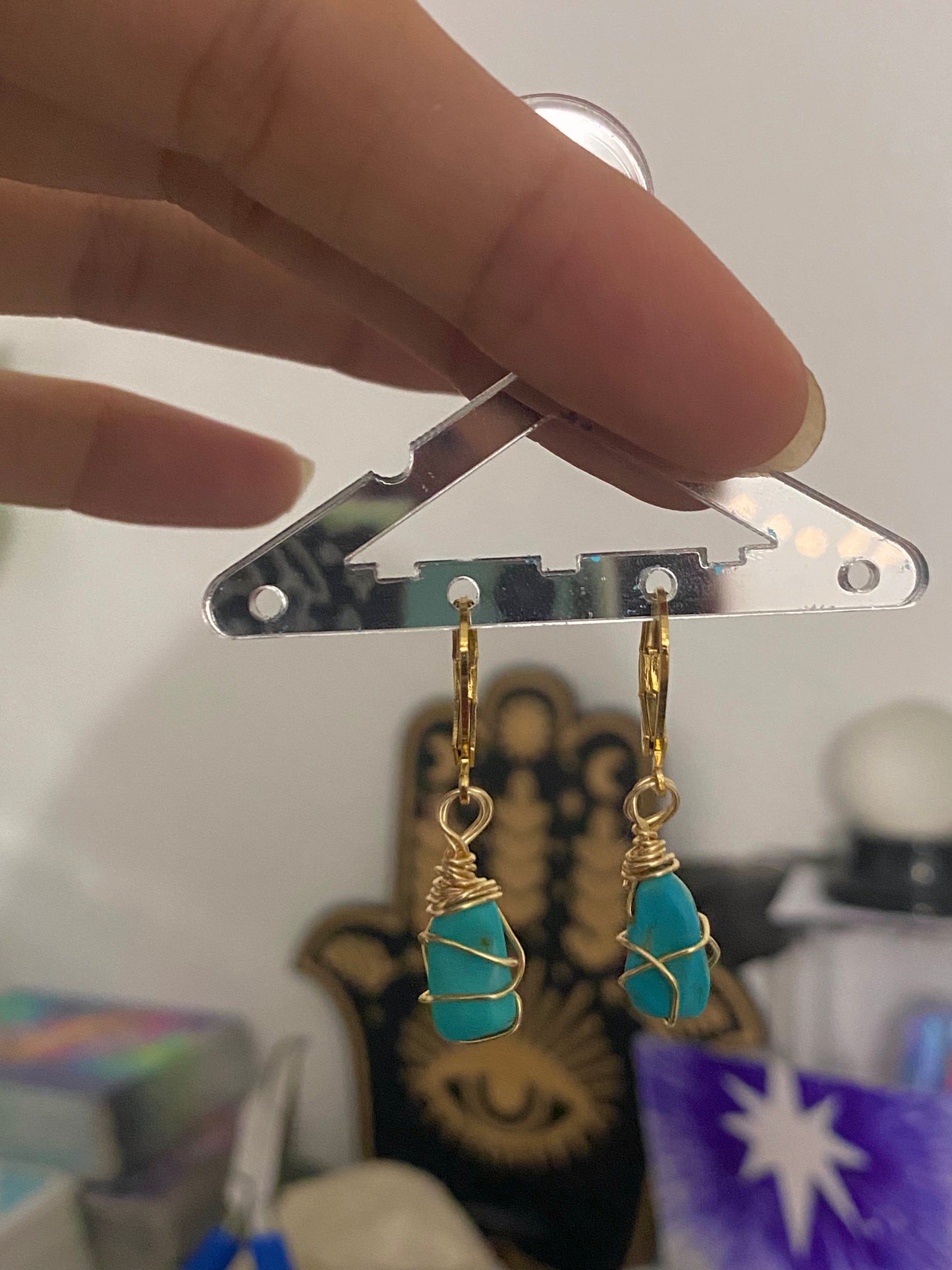 Aretes alambrados